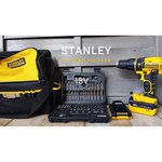 Ударная аккумуляторная дрель-шуруповерт STANLEY FMC626C2S Li-Ion 1.3 А·ч 18 В х2 сумка 47 Н·м