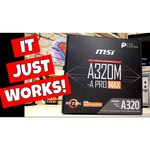 Материнская плата MSI A320M-A PRO