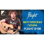 Гитара вестерн Flight D-130 BK