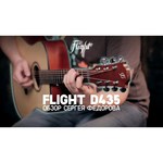 Гитара вестерн Flight D-435 BK