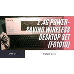 Клавиатура и мышь A4Tech FG1010 White USB