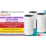 Wi-Fi+Powerline система TP-LINK Deco P9 (3-pack)