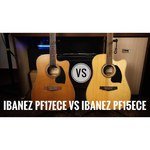 Электроакустическая гитара Ibanez PF15ECE BK