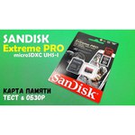 Карта памяти SanDisk Extreme Pro microSDXC Class 10 UHS Class 3 V30 A2 170MB/s