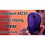 Logitech Wireless Mouse M235 910-004028 Red-Yellow USB