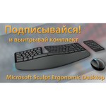 Microsoft Sculpt Ergonomic Mouse L6V-00005 Black USB