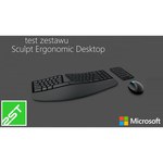 Microsoft Sculpt Ergonomic Mouse L6V-00005 Black USB