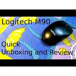 Logitech Mouse M90 Black USB