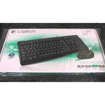 Logitech Desktop MK120 Black USB