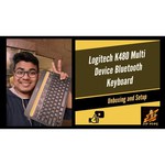 Logitech Multi-Device Keyboard K480 Black Bluetooth
