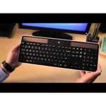 Logitech Wireless Solar Keyboard K750 Black USB