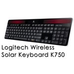 Logitech Wireless Solar Keyboard K750 Black USB