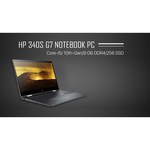 Ноутбук HP 340S G7 (2D195EA) (Intel Core i7 1065G7 1300MHz/14"/1920x1080/8GB/256GB SSD/DVD нет/Intel Iris Plus Graphics/Wi-Fi/Bluetooth/DOS)