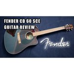 Электроакустическая гитара Fender CD-60SCE Dreadnought Black