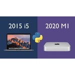 Неттоп Apple Mac Mini M1 2020 (MGNR3RU/A) Tiny-Desktop/Apple M1/8 ГБ/256 ГБ SSD/Apple Graphics 8-core/OS X