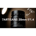Объектив 7artisans 28mm f/1.4 Sony E
