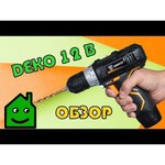Аккумуляторная дрель-шуруповерт DEKO GCD12DU3 съёмный патрон Li-Ion 1.5 А·ч 12 В х1 коробка