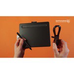 Графический планшет WACOM Intuos S Bluetooth (CTL-4100WLK-N/CTL-4100WLE-N) + курс Старт в CG с Wacom