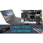 Ноутбук Lenovo ThinkPad T14 Gen 2 (Intel Core i5 1135G7/14"/1920x1080/16GB/256GB SSD/Intel Iris Xe Graphics/Windows 10 Pro)