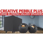 Колонка Creative Pebble Plus Black 51MF0480AA000