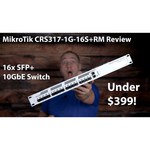 MikroTik Беспроводной маршрутизатор Mikrotik CRS317-1G-16S+RM