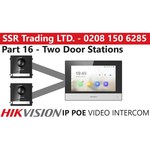 Видеодомофон Hikvision DS-KH6320-WTE1 белый