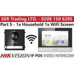Видеодомофон Hikvision DS-KH6320-WTE1 белый