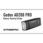 Вспышка аккумуляторная Godox Witstro AD200 с поддержкой TTL
