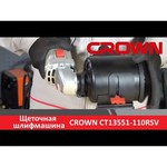 Щеточная шлифовальная машина CROWN CT13551-110RSV