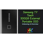 Портативный SSD Samsung T7, 2Tb, Titan Grey (MU-PC2T0T/WW)