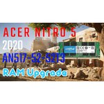 Ноутбук Acer Nitro 5 AN517-52-571N 17.3" FHD IPS/Core i5-10300H/8GB/512GB/NVIDIA GeForce RTX 3050Ti 4GB/None (Boot-up only)/NoODD/черный (NH.QDWER.004)