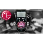 Микросистема LG ON77DK черный/CD/CDRW/DVD/DVDRW/FM/USB/BT