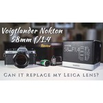 Voigtlaender Объектив Voigtlander Nokton 58mm f/1.4 SL II-S, серебристый
