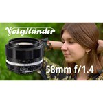 Voigtlaender Объектив Voigtlander Nokton 58mm f/1.4 SL II-S, серебристый