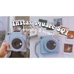 Фотоаппарат мгновенной печати Fujifilm Instax SQ1, голубой