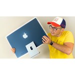 Моноблок Apple iMac 24" 2021 M1/8-Core/8GB/256GB Silver Z12Q000BS