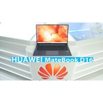 16.1" Ноутбук HUAWEI MateBook D16 (1920x1080, AMD Ryzen 5 3 ГГц, RAM 8 ГБ, SSD 512 ГБ, Win10 Home) обзоры