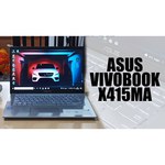 14" Ноутбук ASUS X415MA-EK052 (1920x1080, Intel Pentium Silver 1.1 ГГц, RAM 4 ГБ, SSD 128 ГБ, без ОС)