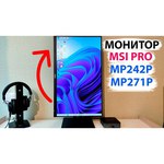 27" Монитор MSI PRO MP271P, 1920x1080, 60 Гц, IPS
