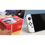 Игровая приставка Nintendo Switch «неоновый красный/неоновый синий» Обновленная версия + Animal Crossing «New Horizons