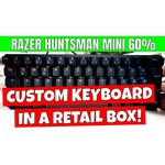 Клавиатура Razer Huntsman Mini, Mercury (Purple Switch)