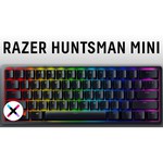 Клавиатура Razer Huntsman Mini, Mercury (Purple Switch)