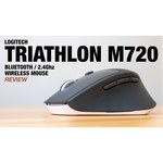 Беспроводная компьютерная мышь Logitech M720 Triathlon, черный