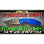 Нож складной Spyderco C122PBBK Tenacious Black FRN Plain