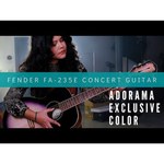 Fender FA-235E Concert 3T Snbrst LR электроакустическая гитара, цвет натуральный