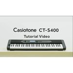 CASIO Синтезатор Casio CT-S400 (61 клавиша) чёрный