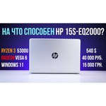 15.6" Ноутбук HP 15s-eq2024ur (1920x1080, AMD Ryzen 3 2.6 ГГц, RAM 8 ГБ, SSD 256 ГБ, Win10 Home)