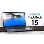 15.6" Ноутбук HONOR MagicBook 15 2021BMH-WFQ9HN (1920x1080, AMD Ryzen 5 2.1 ГГц, RAM 16 ГБ, SSD 512 ГБ, Win10 Home)