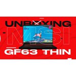 Ноутбук MSI GF63 Thin 11UC-218XRU 15.6" FHD 144Hz, Intel Core i7-11800H, 8Gb, 512Gb SSD, no ODD, NVidia RTX3050 4Gb, DOS, черный обзоры