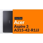 15.6" Ноутбук Acer Aspire 3 A315-42-R11C (1920x1080, AMD Ryzen 7 2.3 ГГц, RAM 8 ГБ, SSD 512 ГБ, без ОС)